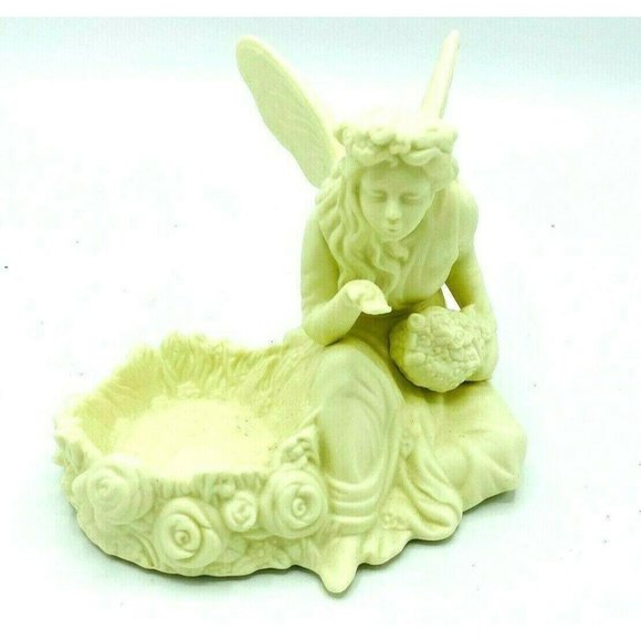 Partylite Angel Blowing Figurine Tealight Holder